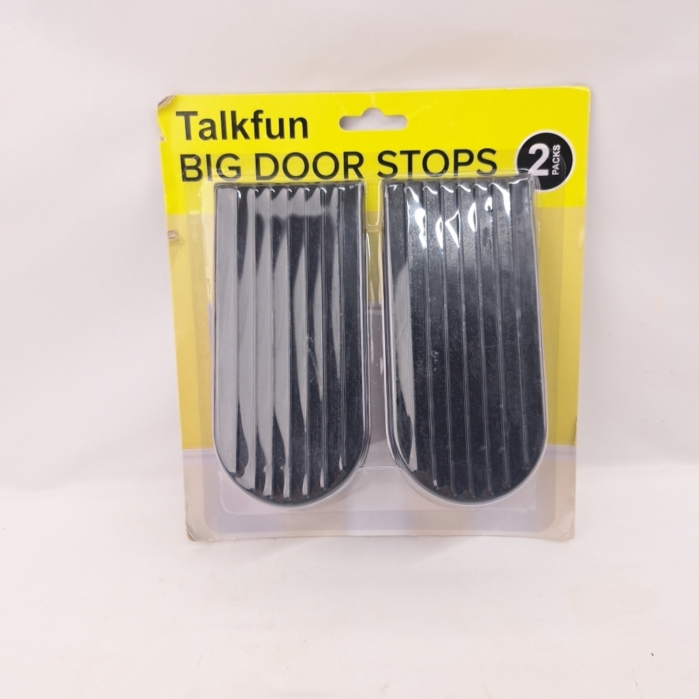 Gray Door Stops - 2 Pack